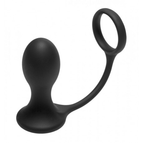 Prostatic Play Rover Silicone Cock Ring and Prostate Plug