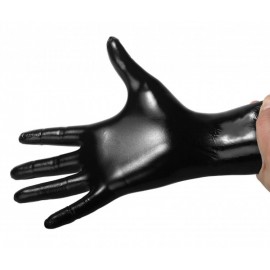 Black Nitrile Large Examination Gloves