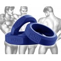 Tom of Finland 3 Piece Blue Silicone Cock Ring Set