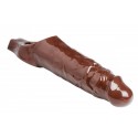 Really Ample Brown Penis Enhancer Sheath