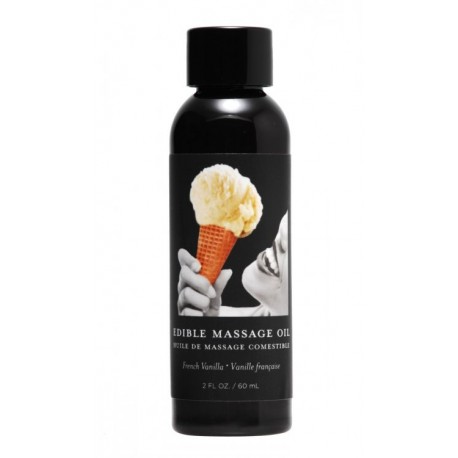 2 Ounce Edible French Vanilla Massage Oil