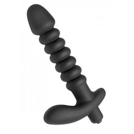 Prostatic Play Quest Ribbed Silicone Prostate Vibe