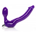 The FeelDoe Vibrating Silicone Harness Dildo