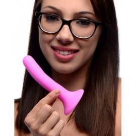 Small Pink Silicone Strap-On Dildo