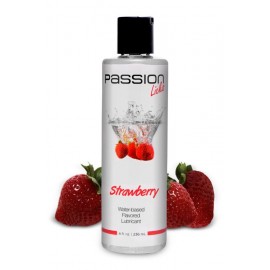 Passion Licks 8 oz Strawberry Water Based Flavored Lubricant