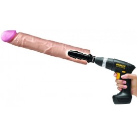 12 Inch Flesh Dildo with Drilldo Bit