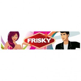 Frisky Display Sign