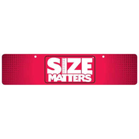 Size Matters Display Sign