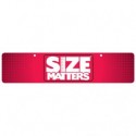 Size Matters Display Sign