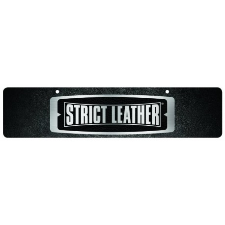 Strict Leather Display Sign