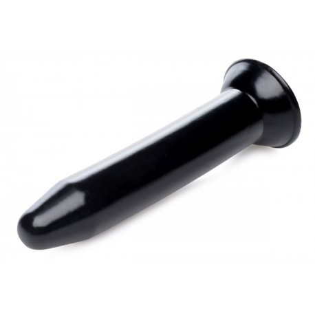 Smooth Tool Black Dildo