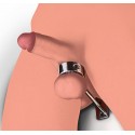 Locking Mounted CBT Scrotum Cuff with Bar