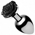 Black Rose Large Anal Plug