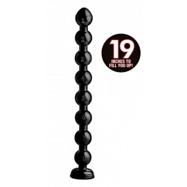Hosed 19 Inch Beaded Thick Anal Snake
