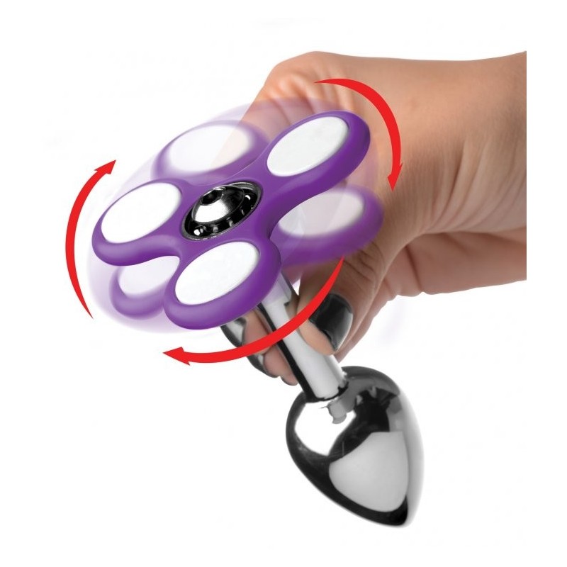 Light Up Fidget Spinner Anal Plug.