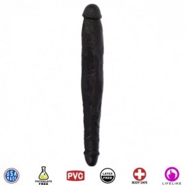 JOCK 13 Inch Tapered Black Double Dong