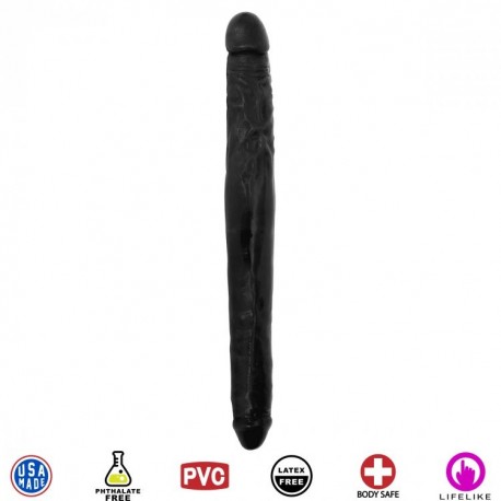 JOCK 16 Inch Tapered Black Double Dong