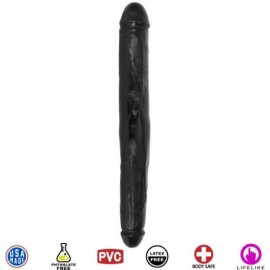 JOCK 18 Inch Tapered Black Double Dong