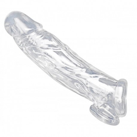 Realistic Clear Penis Enhancer and Ball Stretcher