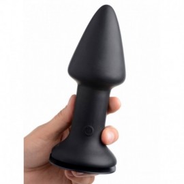 Mega Spade 10x Vibrating XL Silicone Plug