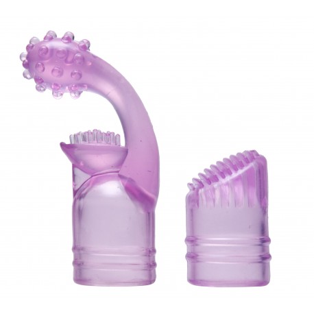 Wand Essentials 2 Piece Purple Attachment Kit