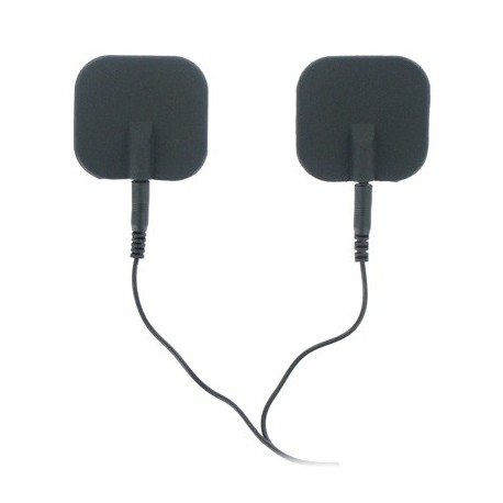 Zeus Deluxe Silicone Black Electro Pads