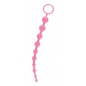 Long Pink Anal Beads