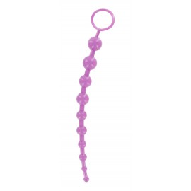 Long Purple Anal Beads