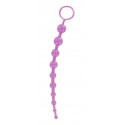 Long Purple Anal Beads