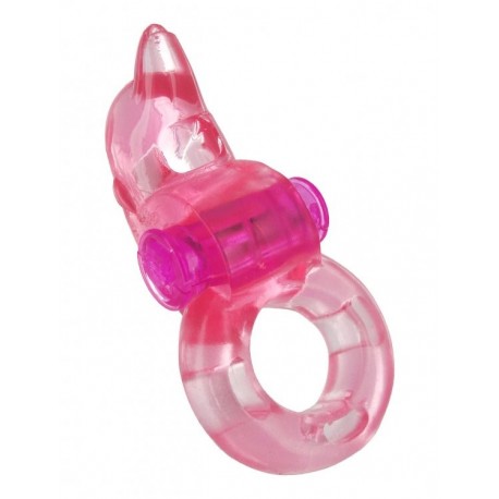 FlippHer Pink Vibrating Cock Ring
