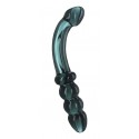 Hamsa Smoky Jade Glass Dildo