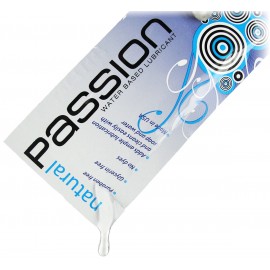 Passion Natural Water-Based Lubricant - 0.25 oz Single Use Pouch