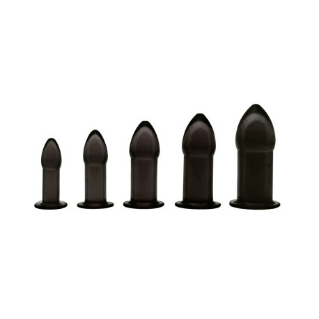 5 Piece Black Anal Trainer Set