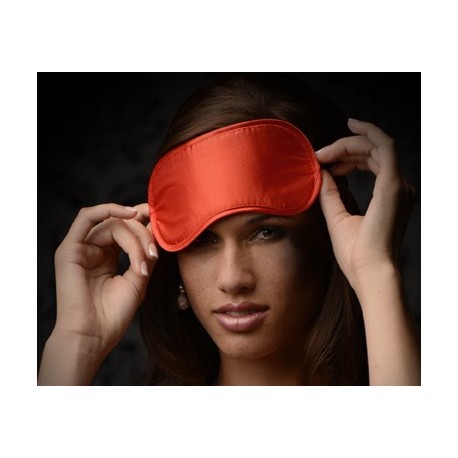 Le Boheme Red Satin Blindfold