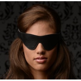 Onyx Leather Blindfold