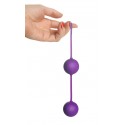 Twin Purple Silicone BenWa Beads