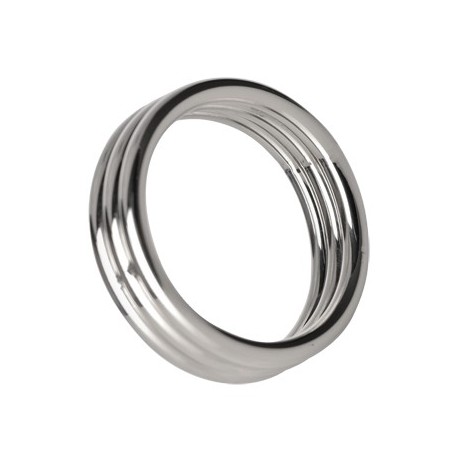 Echo 2 Inch Stainless Steel Triple Cock Ring