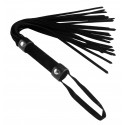 Short Black Suede Flogger