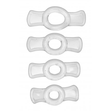 Size Matters Endurance Clear Penis Ring Set