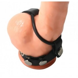 Rubber Cock Ring Harness