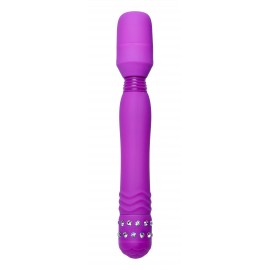 Precious Pleasure Gem Accented Wand Massager