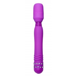 Precious Pleasure Gem Accented Wand Massager