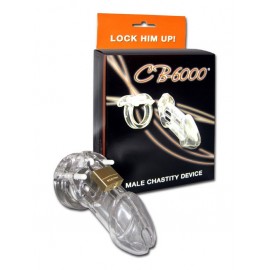 CB-6000 Male Chastity Device - Clear