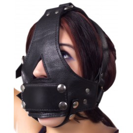 Strict Leather Bishop Head Harness with Removable Gag