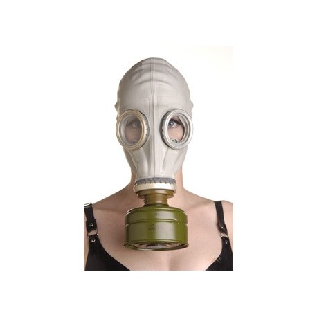 Rubber Gas Mask Hood