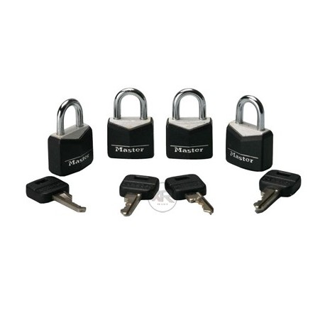 4 Pack Steel Masterlocks