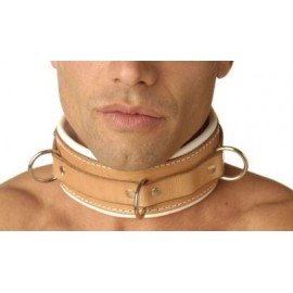 Strict Leather Padded Hospital Style Restraint Collar