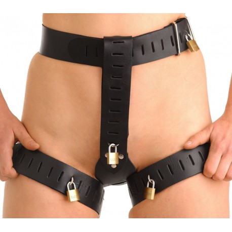 Deluxe ML Locking Womens Chastity Belt