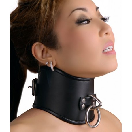 Strict Leather Medium Locking Posture Collar