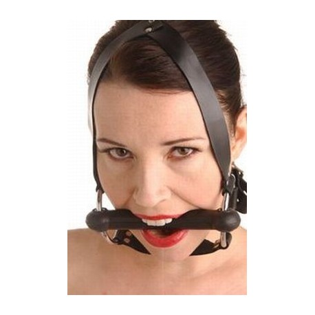 Strict Leather Locking Silicone Trainer Gag